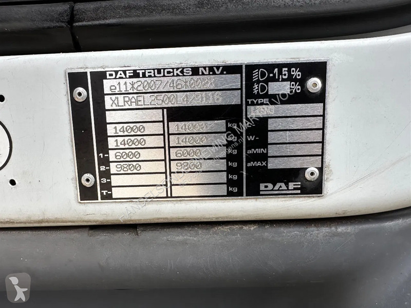 Kamion DAF 210 .14.210 EURO6. KOELBAKWAGEN MET...