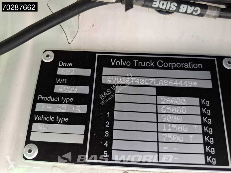 Kamion Volvo 500  6X2 BDF Liftaxle Automatic...