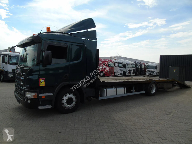 Kamion Scania 270 + manual + hydrolic ramps +...
