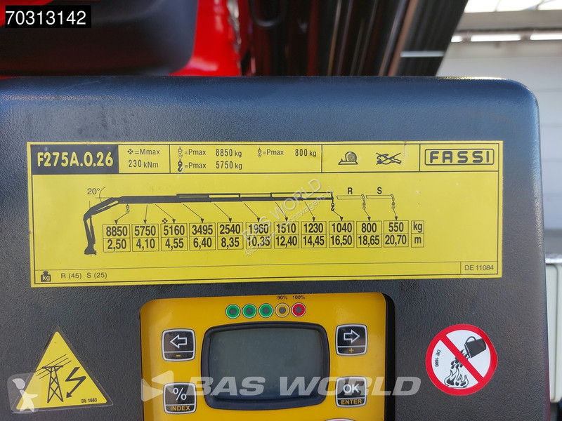 شاحنة MAN 35.480  8X4 NEW! FASSI F275A Crane +...
