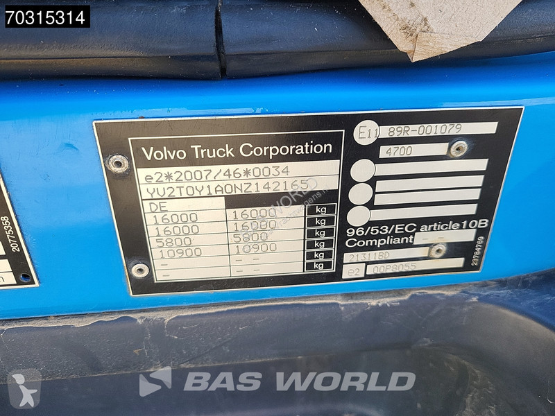 شاحنة Volvo 280 4X2 16tons chassis 4700mm...