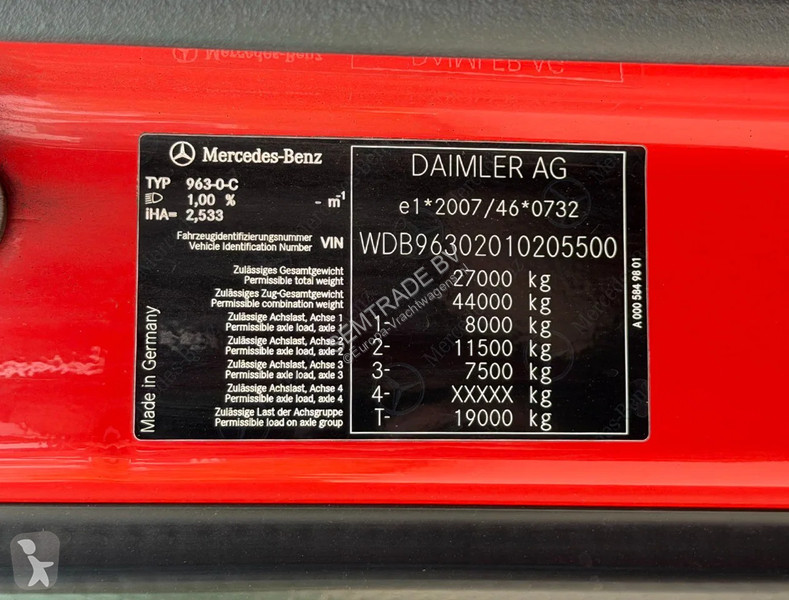 شاحنة Mercedes 2642 HEIWO ISOLATED BOXES DOUBLE...