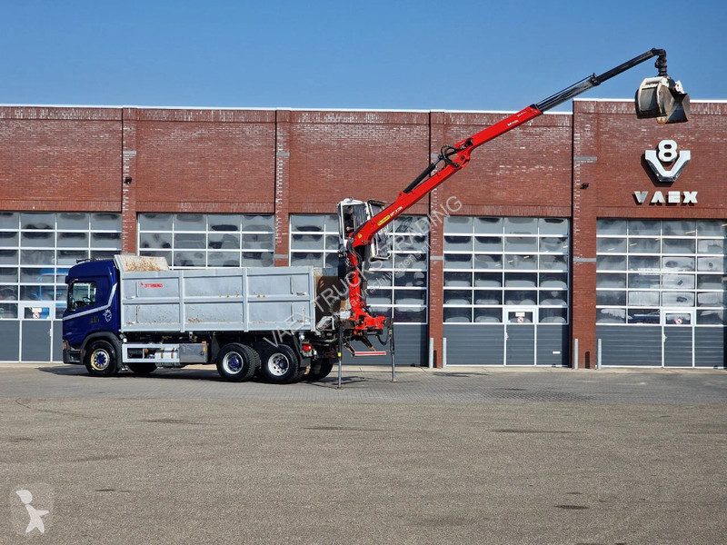 شاحنة Scania G500 6x2 - Tipper + Palfinger...