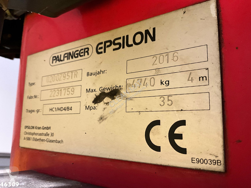 شاحنة MAN 41.440 8x8 Euro 6 Palfinger 20...