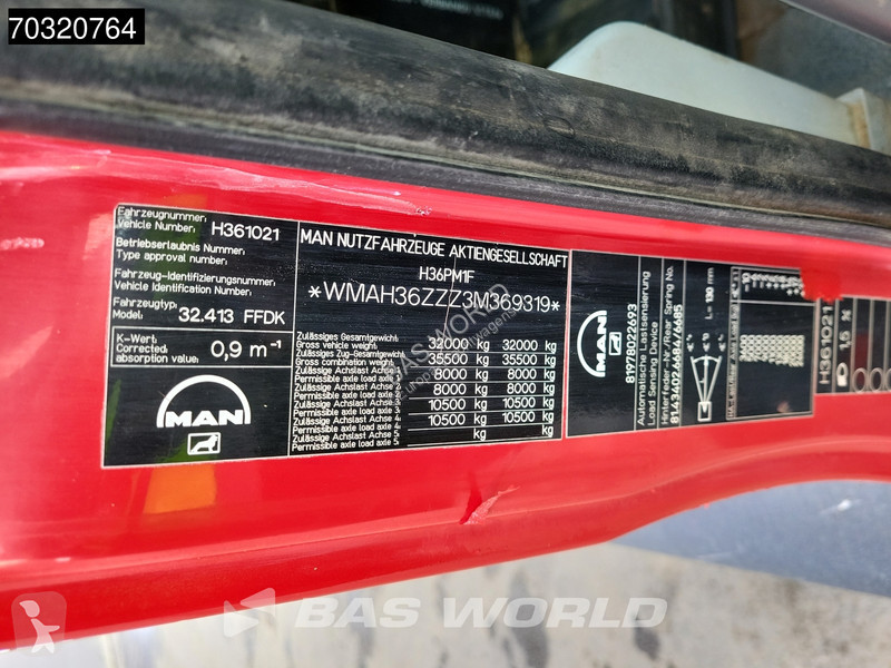 شاحنة MAN 35.D28 8X4 15m3 tipper Steel...