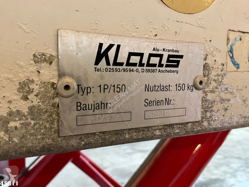 شاحنة DAF CF 220 Klaas 34 meter Dachdeckerkran