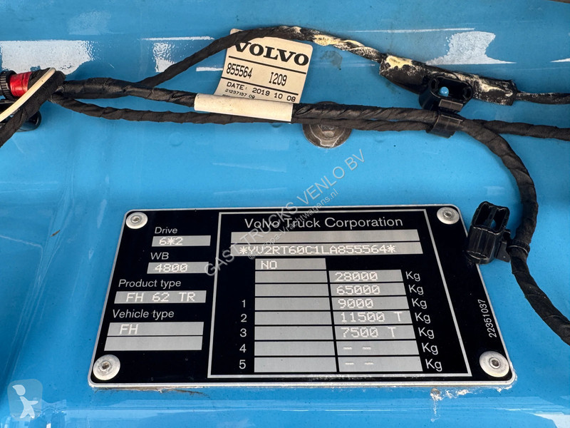 شاحنة Volvo 540 6x2 Chassis Retarder WB 4.80...
