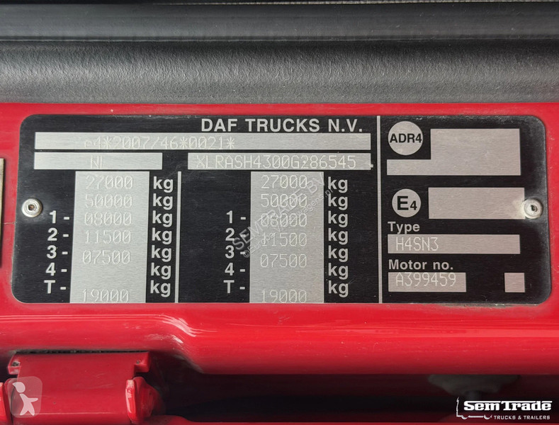 شاحنة DAF 480 FAN SSC EURO 6D RETARDER/INTARDER...