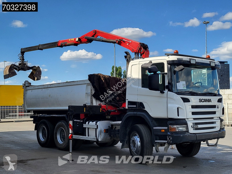 Kamion Scania 400 6X4 HMF 1444-Z2 Crane Remote...