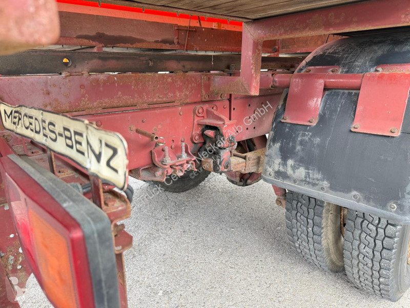 شاحنة Mercedes Plattendruckwagen Planen Aufbau...
