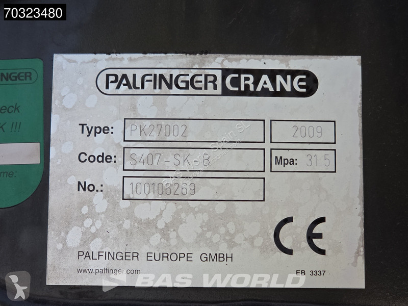 شاحنة DAF 360 6X2 Palfinger PK27002 con 8...
