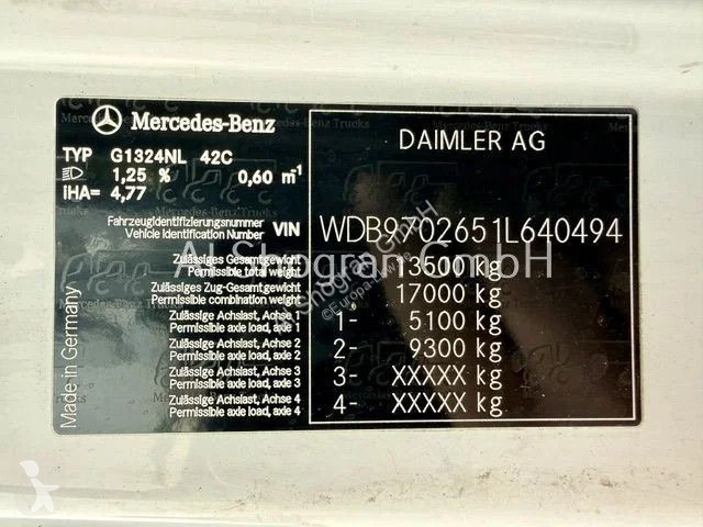 Mercedes 1324 / Carrier Supra 850 / Euro5 / LBW...