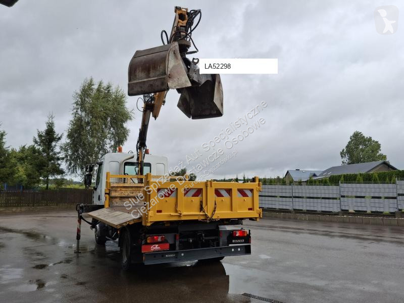 Camión Renault HDS Wagen Kran Wywrotka