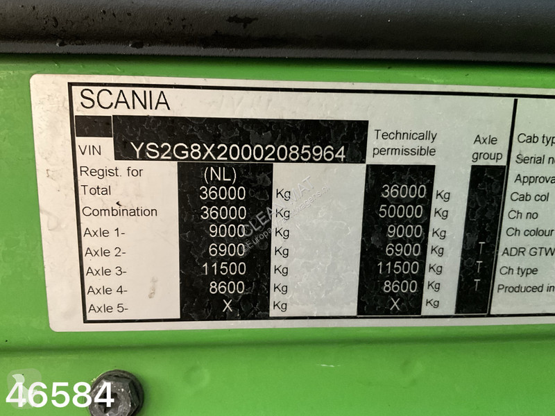 Camión Scania 440 8x2 Euro 6 Hiab 28 Tonmeter...