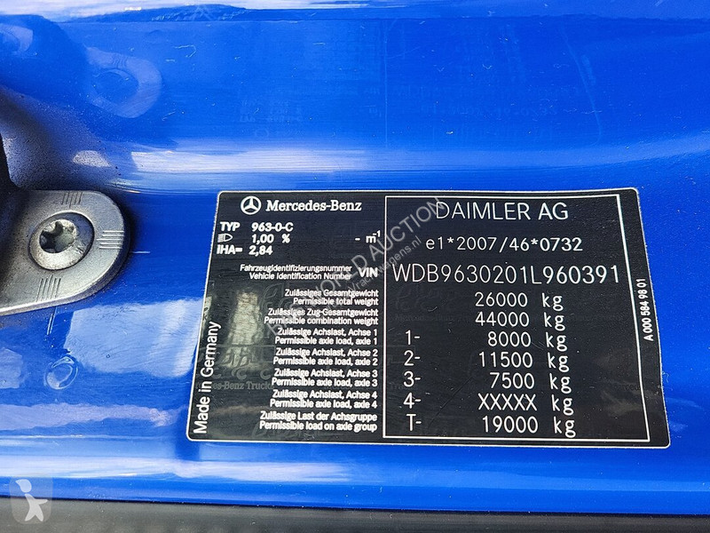 Lastbil Mercedes 2540