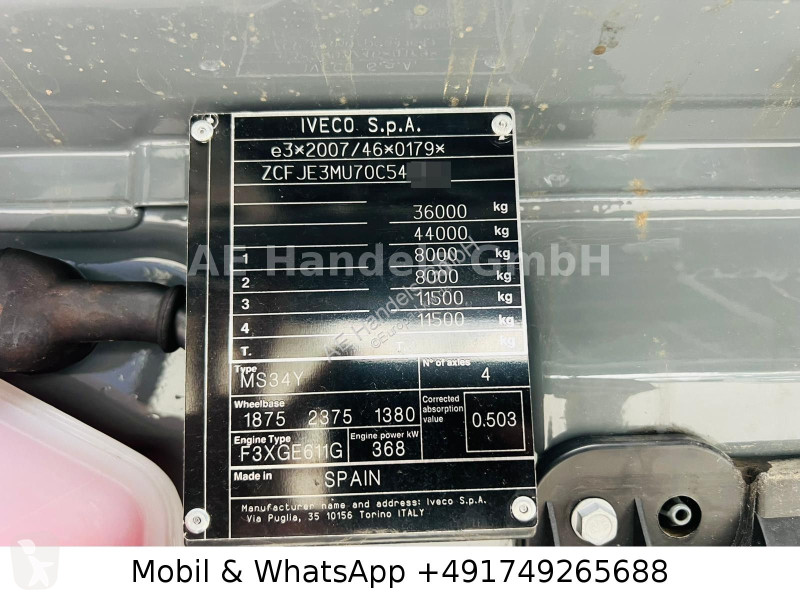 Camião Iveco 500 AD BB Meiller *Retarder/ACC/Klima