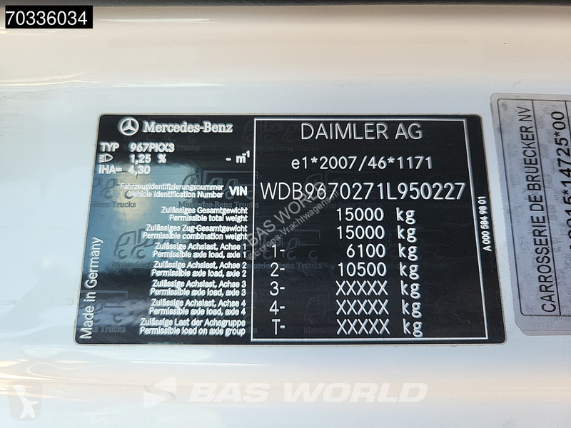 Грузовик Mercedes 1523 4X2 15tonner APK 5mtr...