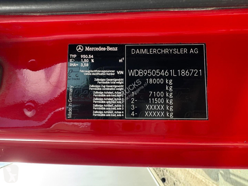 Mercedes AXOR 1829 4X2 + HMF 1560K4 + CABLELIFT...