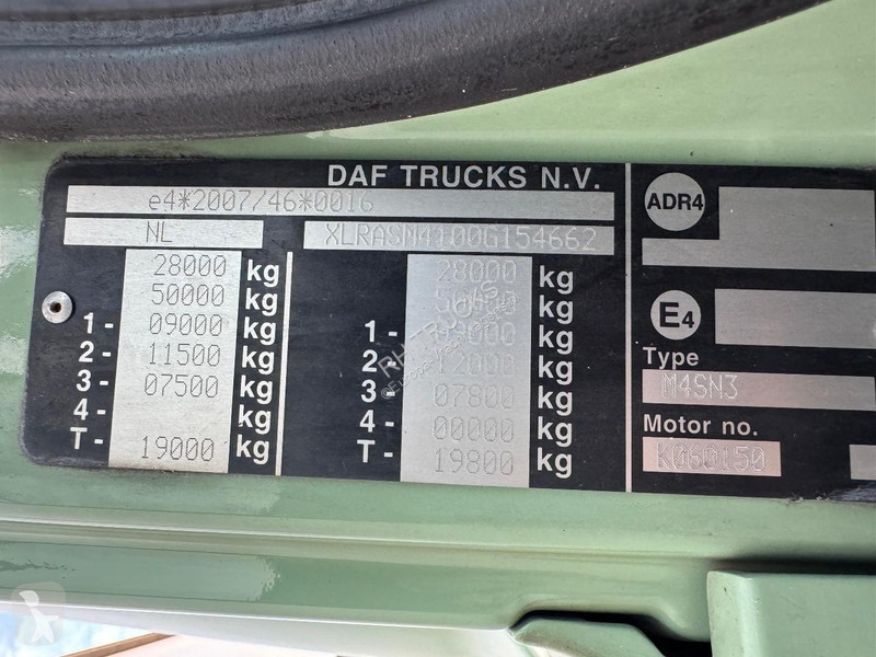 Camião DAF 440 6X2 EURO 6 + VDL 21 TON HOOKLIFT