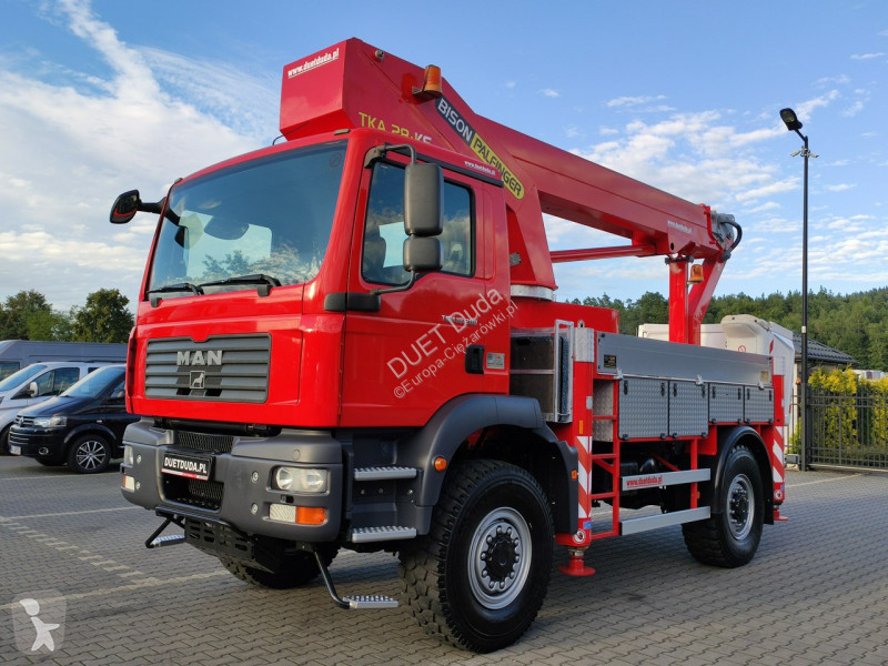 Camion MAN TGM 4x4 Zwyżka Bison Palfinger TKA...