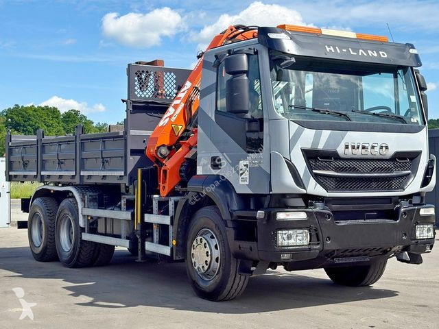 Camion Iveco TRAKKER 410*Kipper 5,20m*ATLAS...