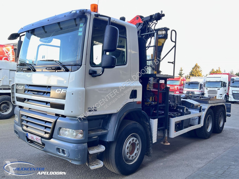 Kamion DAF 85410 6x4 Steel springs, Palfinger...