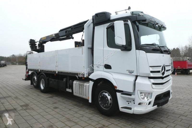 Camion Mercedes Antos 2543 L 6x2 Pritsche Heckkran