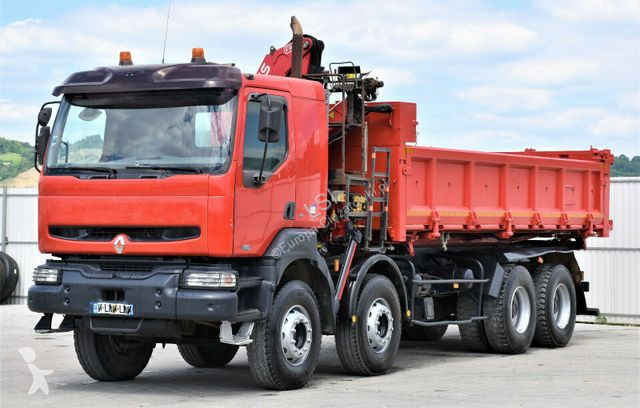 Kamion Renault KERAX 420 DCI Kipper 6,30m+FASSI...