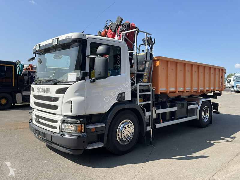 Camion Scania 320 HMF 12 Tonmeter Z-kraan +...