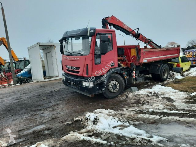 Camion Iveco ML 180E25 KIPPER & KRAN * aus...