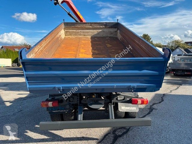Kamion Mercedes 1835K €6 3-Seiten-Kipper Kran