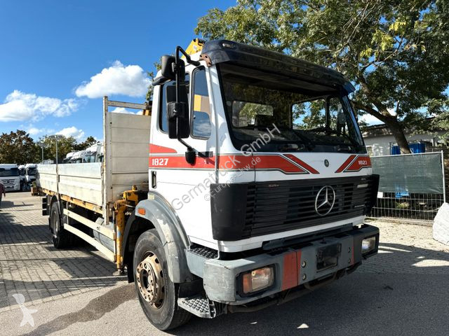 Kamion Mercedes Pritsche mit Kran COPMA 1130/3 5t