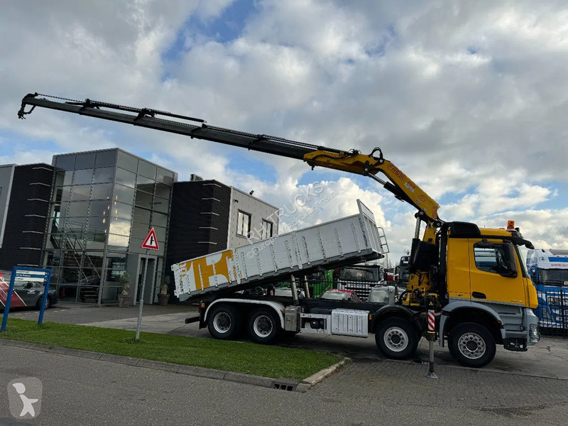 Kamion Mercedes 4448 8X4 + EURO 6 + FASSI F315...