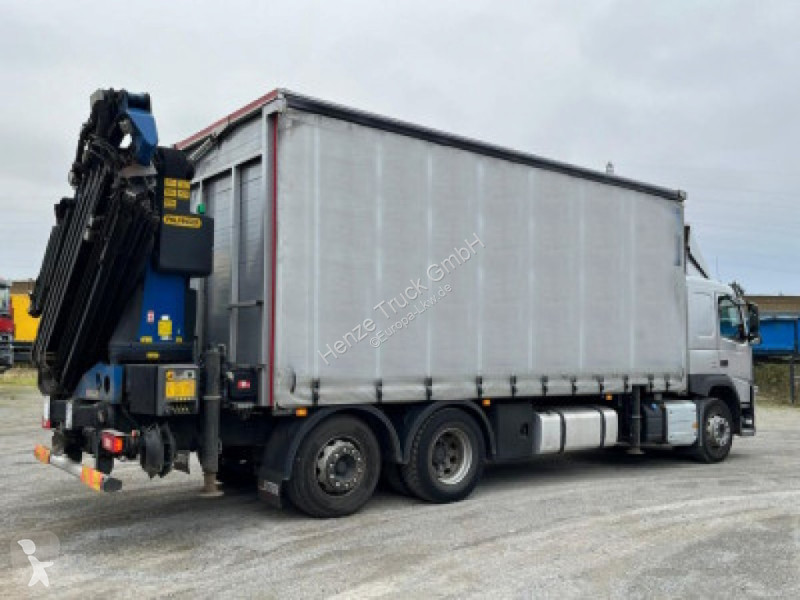 Camión Volvo FM 420 6x2 Pritsche Heckkran 27m...