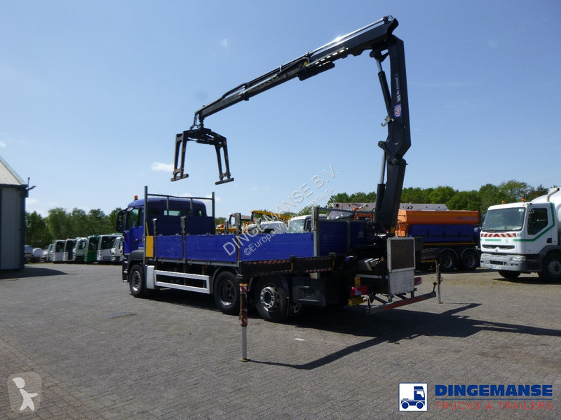Camion MAN TGS 6X2 RHD + HMF 1420-K2 + grapple