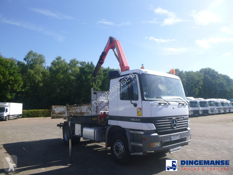 Camion Mercedes 1835 4x2 tipper + Palfinger...