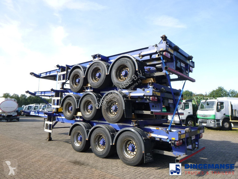 Semitrailer Dennison Stack - 3 x container...