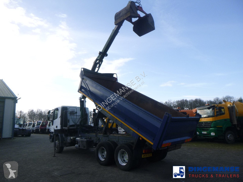 Kamion Iveco AD260T33 6X4 RHD tipper + HMF crane