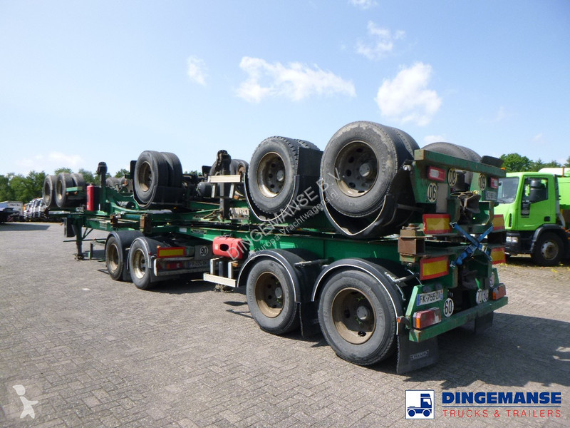Kamion Asca Stack 4 x container trailer + dolly...