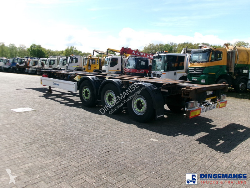 Vrachtwagen Krone 3-axle container trailer...
