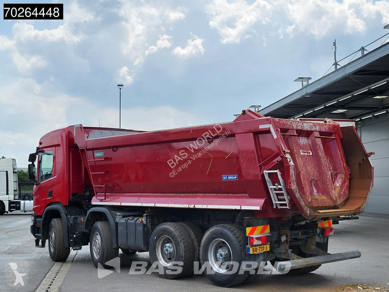 Camion Scania P410 8X4 N Truck 19m3 tipper Body...