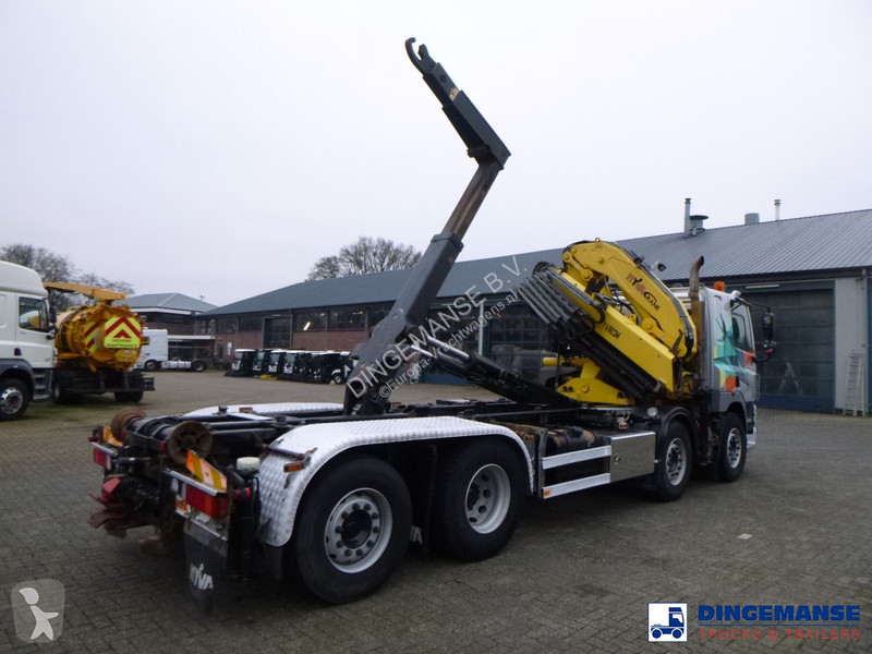Kamion DAF 85410 8x2 Hyva container hook + crane