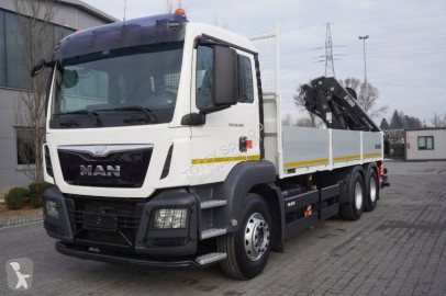 Camion grue ridelles MAN
