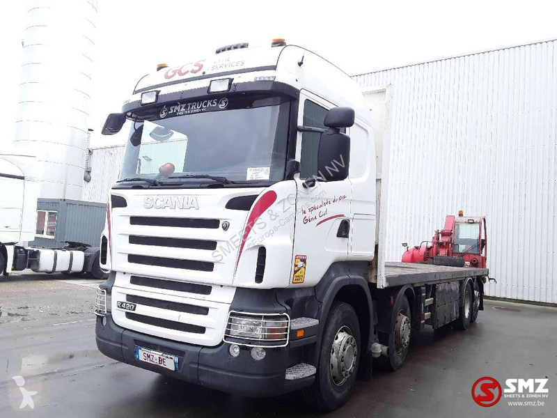 Kamion Scania 8x2 +manitou TMT 25.20