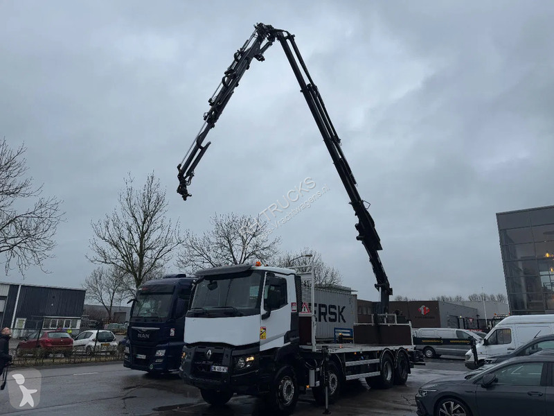 Camion Renault C430 8X4 - EURO 6 + HIAB 288 E-5...