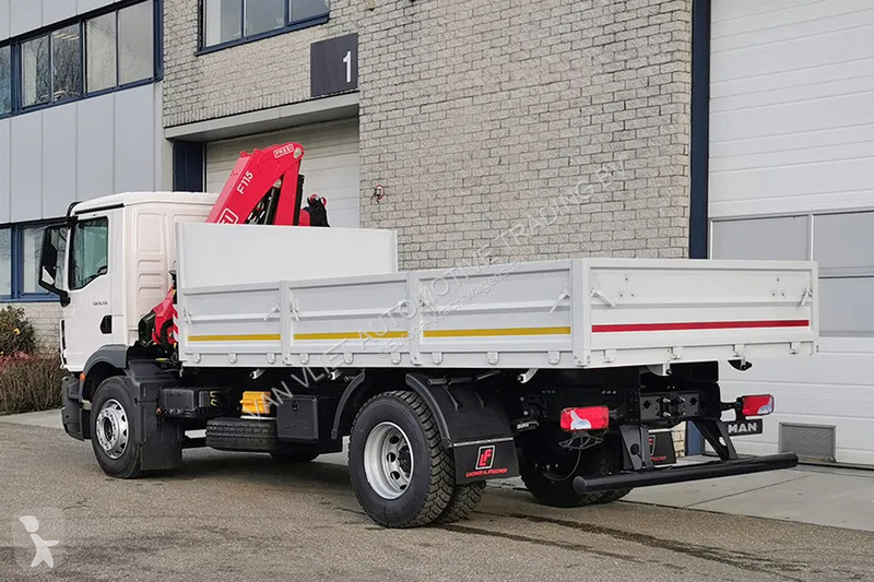 Camion MAN 18.250 BB CH Flatbed with Crane (2...