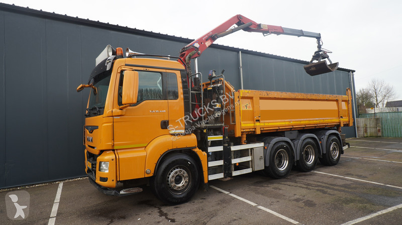 Camion MAN 35-440 8X4 2 SIDE TIPPER WITH HMF Z...