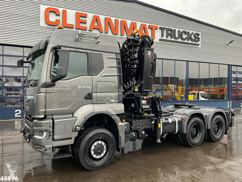 Camion MAN 26.520 Euro 6 6x6 Hiab 54 Tonmeter...