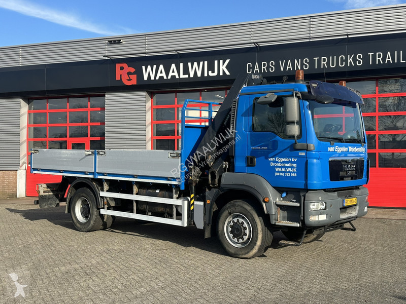Traktor MAN TGM 18-290 4x4 Kraan met Open...