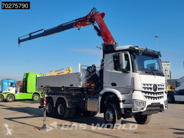Camion Mercedes Arocs 3348 6X6 Full Steel Retarder Fassi 25T/M Crane Kran Euro 6